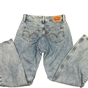 Levi’s super low medium wash wide leg jeans 27 x 30